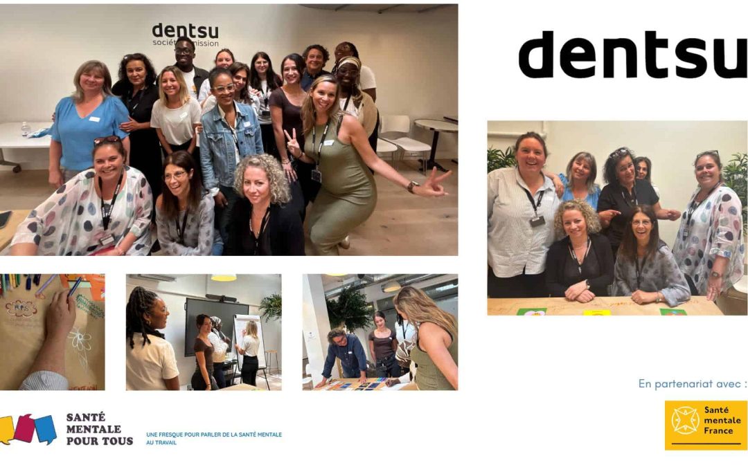 Chez Dentsu, on parle santé mentale dans la joie et la bonne humeur !